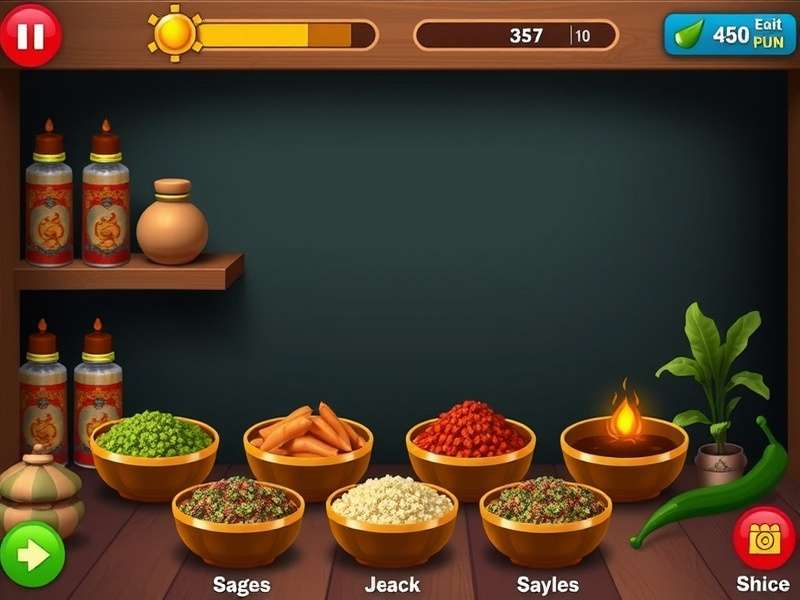 Cumin Frenzy India gameplay screenshot showing spice collection